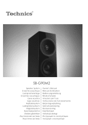 Panasonic SB-G90M2 Owners Manual