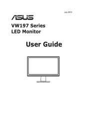 Asus VW197D User Guide