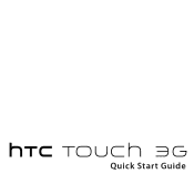 HTC Touch 3G Quick Start Guide
