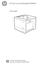 HP Color LaserJet Managed E55040 User Guide 1