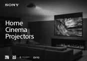 Sony VPL-HW45 2017 Home Cinema Projectors Brochure