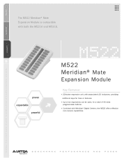 Aastra M522 Meridian 522 Datasheet