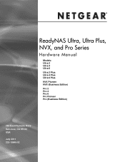 Netgear RNDU4220-100NAS Hardware Manual