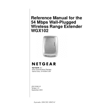 Netgear WGX102NA Reference Manual