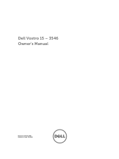 Dell Vostro 15 Owners Manual