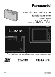 Panasonic DMC TS1 Digital Still Camera - Spanish