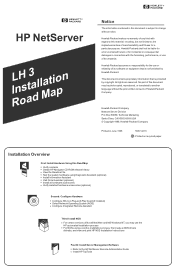 HP D7171A HP Netserver LH 3 Installation Roadmap
