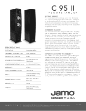 Jamo C 95 II Cut Sheet