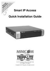 Tripp Lite 0SU51068 Quick Start Guide for 0SU51068 KVM Switch 933198