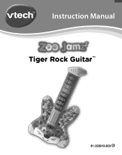 Vtech Zoo Jamz Tiger Rock Guitar - Pink User Manual