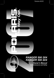 2007 Polaris Ranger 500 4x4 Owners Manual