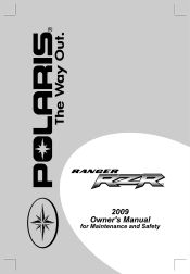 2009 Polaris Ranger RZR S Owners Manual