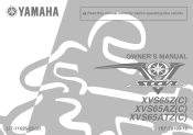 2010 Yamaha Motorsports V Star 650 Custom Owners Manual