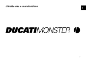 2001 Ducati Monster 750 Owners Manual
