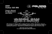 2009 Polaris Outlaw 525 IRS Owners Manual