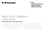 2014 Kawasaki MULE 4010 Trans4x4 CAMO Owners Manual