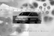 1993 Oldsmobile Silhouette Owner's Manual