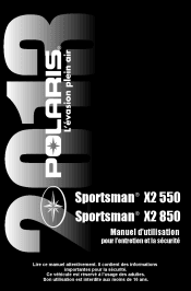 2013 Polaris Sportsman X2 850 Owners Manual