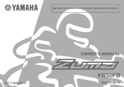 2012 Yamaha Motorsports Zuma 50F Owners Manual