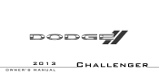 2013 Dodge Challenger Owner's Manual