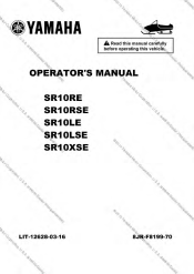 2014 Yamaha Motorsports SRViper Owners Manual