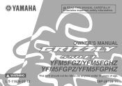 2010 Yamaha Motorsports Grizzly 550 4x4 EPS Owners Manual