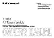 2014 Kawasaki KFX90 Owners Manual