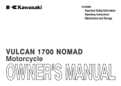 2013 Kawasaki Vulcan 1700 Nomad Owners Manual