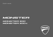 2010 Ducati Monster 1100 Owners Manual