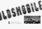1994 Oldsmobile Achieva Owner's Manual