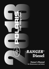 2013 Polaris Ranger Diesel Owners Manual