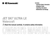 2014 Kawasaki JET SKI Ultra LX Owners Manual