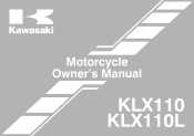 2014 Kawasaki KLX110L Owners Manual