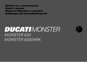 2005 Ducati Monster 620 Dark 1 dis. Owners Manual