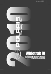 2010 Polaris WideTrak IQ Owners Manual