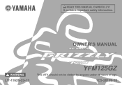 2010 Yamaha Motorsports Grizzly 125 Automatic Owners Manual
