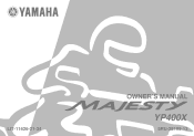 2008 Yamaha Motorsports Majesty Owners Manual