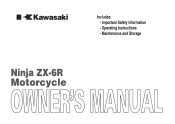 2011 Kawasaki NINJA ZX-6R Owners Manual