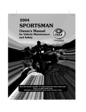 2004 Polaris Sportsman 500 Owners Manual