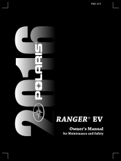 2016 Polaris Ranger EV Owners Manual
