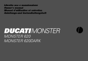 2006 Ducati Monster 620 Dark Owners Manual