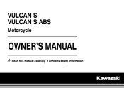2015 Kawasaki Vulcan S ABS Owners Manual