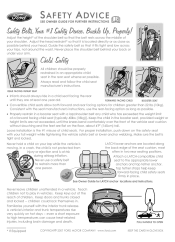 2009 Mercury Mountaineer Safety Advice Card 1st Printing