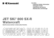 2011 Kawasaki JET SKI 800 SX-R Owners Manual
