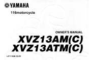 2000 Yamaha Motorsports Royal Star Boulevard Owners Manual
