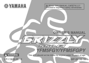 2009 Yamaha Motorsports Grizzly 550 4x4 Owners Manual