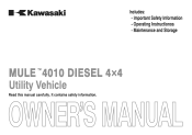 2012 Kawasaki MULE 4010 4x4 Diesel Owners Manual