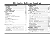 2006 Cadillac XLR-V Owner's Manual