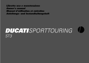 2005 Ducati SportTouring ST3 Owners Manual