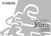 2003 Yamaha Motorsports Vino Classic Owners Manual